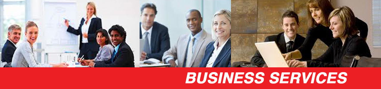 Business services page header