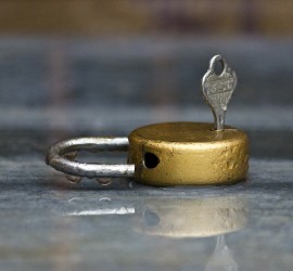 lock with a key